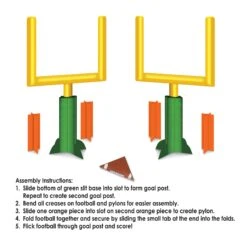 3-D Football Goal Post Party Centerpieces (2 Per Package) -Bulk Party Supplies Shop 54884 i6 dacc1025 d5b7 4f74 86fd 705ae224eacc