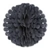 19 Inch- Tissue Flutter Party Ball - Black -Bulk Party Supplies Shop 54896 BK
