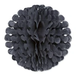 19 Inch- Tissue Flutter Party Ball - Black