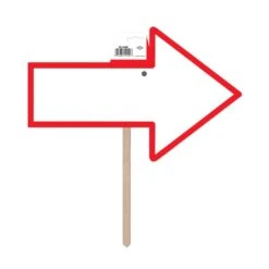 Blank Arrow Party Yard Sign -Bulk Party Supplies Shop 54909 i3
