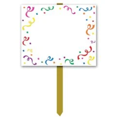 Blank Party Yard Sign