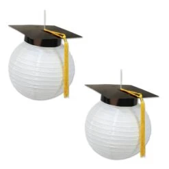 Grad Cap Graduation Party Paper Lanterns (2 Per Package) -Bulk Party Supplies Shop 54933 i7