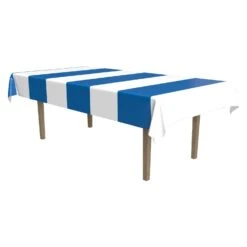 Oktoberfest Blue & White Stripes Tablecover