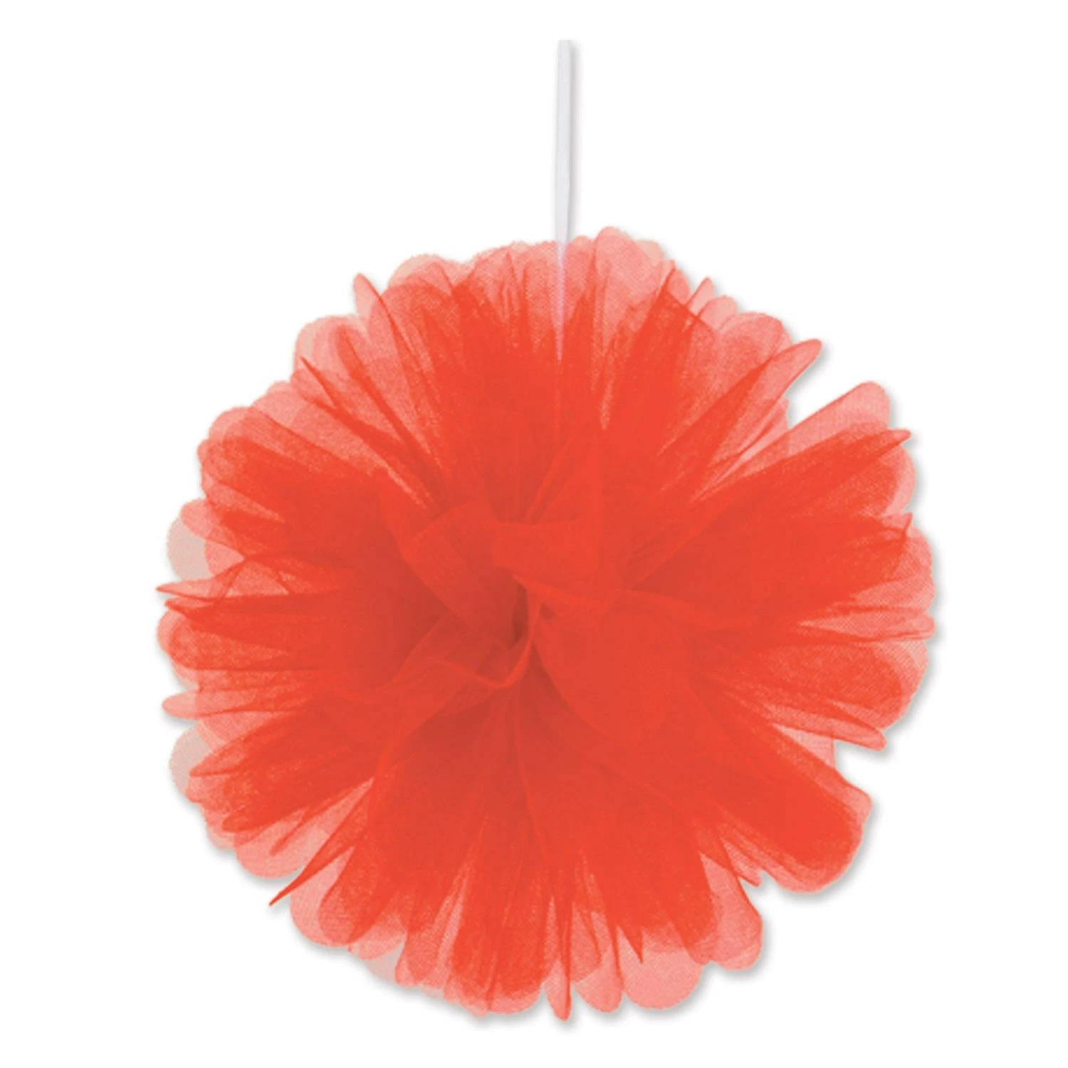 Party Red Tulle Balls (2 Per Package) 1 Party Red Tulle Balls (2 Per Package)
