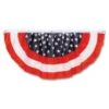 4 Ft.- Stars & Stripes Fabric Party Bunting -Bulk Party Supplies Shop 54991 RWB
