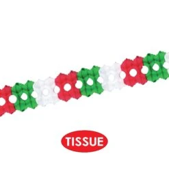 Fiesta Arcade Garland - Red - White - Green 8 Fiesta Arcade Garland - Red - White - Green -Bulk Party Supplies Shop 55035 RWG i4