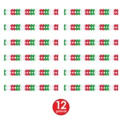 Fiesta Arcade Garland - Red - White - Green 11 Fiesta Arcade Garland - Red - White - Green -Bulk Party Supplies Shop 55035 RWG i7 1
