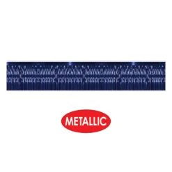 1-Ply Metallic Party Fringe Drape - Blue -Bulk Party Supplies Shop 55038 B i4