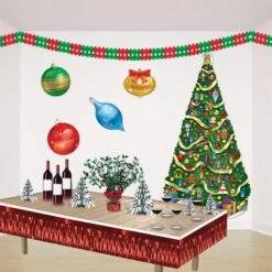 1-Ply Metallic Party Fringe Drape - Red -Bulk Party Supplies Shop 55038 R i2