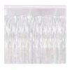 Packaged 1-Ply Metallic Party Fringe Drape - Opalescent