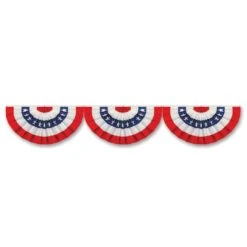 Jointed Patriotic Bunting Party Cutout