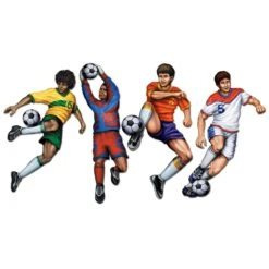 Soccer Party Cutouts (4 Per Package)