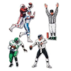 Football Party Figures (4 Per Package)