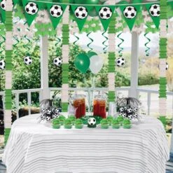 St. Patrick's Day Pageant Garland - Green & White -Bulk Party Supplies Shop 55180 GW i2