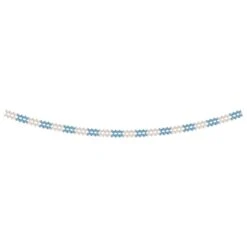 Party Pageant Garland - Light Blue & White -Bulk Party Supplies Shop 55180 LBW i4
