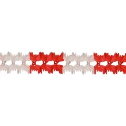 Valentine's Day Pageant Garland - Red & White