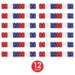 Pageant Party Garland - Red - White - Blue 11 Pageant Party Garland - Red - White - Blue -Bulk Party Supplies Shop 55180 RWB i7 1