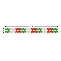 Fiesta Pageant Garland - Red - White - Green -Bulk Party Supplies Shop 55180 RWG i5