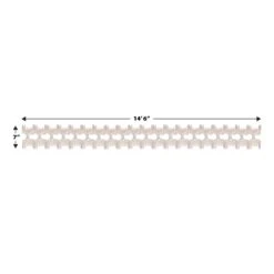 Packaged Party Pageant Garland - White -Bulk Party Supplies Shop 55181 W i5