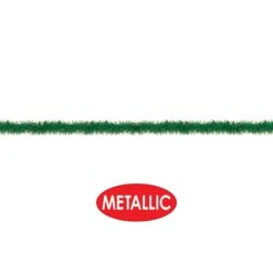 100 Ft Christmas Green Tinsel Garland Decoration -Bulk Party Supplies Shop 55281 G i4