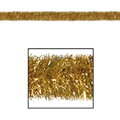 100 Ft Christmas Gold Tinsel Garland Decoration