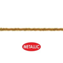 100 Ft Christmas Gold Tinsel Garland Decoration -Bulk Party Supplies Shop 55281 GD i4