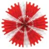 Valentine's Day Tissue Fan - Red & White -Bulk Party Supplies Shop 55293 RW
