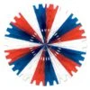 Tissue Party Fan - Red - White - Blue 5 Tissue Party Fan - Red - White - Blue -Bulk Party Supplies Shop 55293 RWB