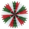 Fiesta Tissue Fan - Red - White - Green 5 Fiesta Tissue Fan - Red - White - Green -Bulk Party Supplies Shop 55293 RWG