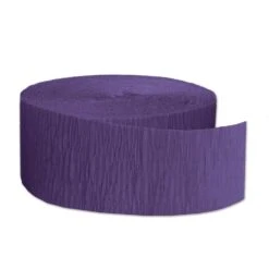 FR Festive Party Crepe Streamer - Purple
