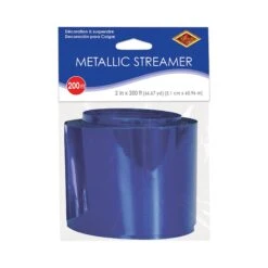 Gleam 'N Party Streamer Metallized Streamer - Blue -Bulk Party Supplies Shop 55365 B i3