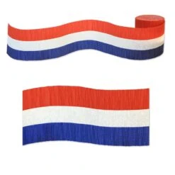FR Patriotic Crepe Party Streamer