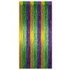 Mardi Gras 1-Ply Gleam 'N Curtain - Gold - Green - Purple