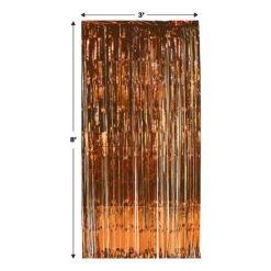 1-Ply Gleam 'N Party Curtain - Orange (6 Per Case) -Bulk Party Supplies Shop 55410 O i5 1d9d69e4 345e 48ff 8b45 dbe8df9942f4
