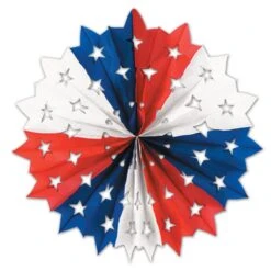 Patriotic Star Party Fan