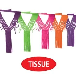 Fiesta Drop Fringe Garland - Bright -Bulk Party Supplies Shop 55523 BRT i4