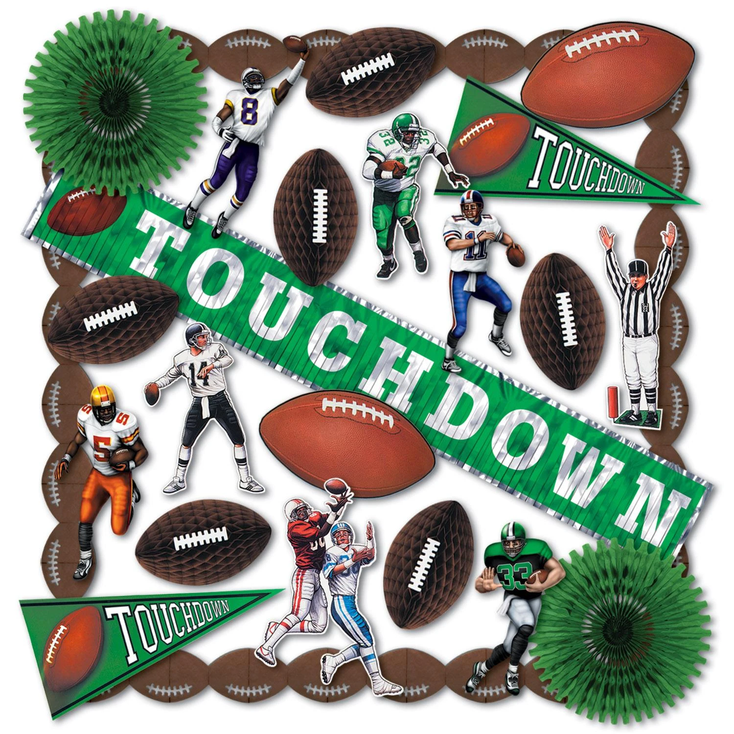 Touchdown Party Decorating Kit 1 Touchdown Party Decorating Kit