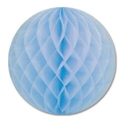 Party Tissue Ball - Light Blue