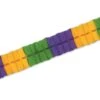 Mardi Gras Packaged Leaf Garland - Golden-yellow - Green - Purple -Bulk Party Supplies Shop 55628 GGP