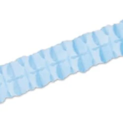 Packaged Party Leaf Garland - Light Blue