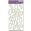 Mardi Gras Bead Necklaces Peel 'N Place Clings (16 Per Package) -Bulk Party Supplies Shop 55728