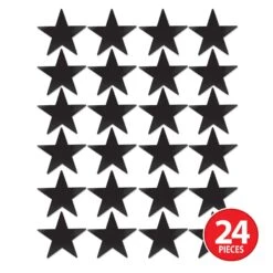 15 Inch Foil Star Party Cutout - Black -Bulk Party Supplies Shop 55840 BK i7 1