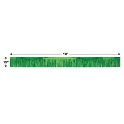 2-Ply Party Metallic Fringe Drape - Green 9 2-Ply Party Metallic Fringe Drape - Green -Bulk Party Supplies Shop 55860 G i5