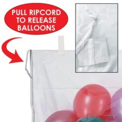 New Year's Eve Plastic Balloon Bag With 100 Balloons -Bulk Party Supplies Shop 55910 B i6