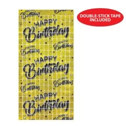 Happy Birthday Party Metallic Square Curtain (6 Packages) -Bulk Party Supplies Shop 56002 i4