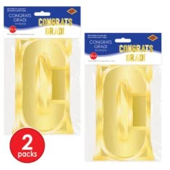 Foil Congrats Grad! Graduation Party Streamer 11 Foil Congrats Grad! Graduation Party Streamer -Bulk Party Supplies Shop 56004 GD i3 1