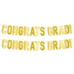 Foil Congrats Grad! Graduation Party Streamer 14 Foil Congrats Grad! Graduation Party Streamer -Bulk Party Supplies Shop 56004 GD i7