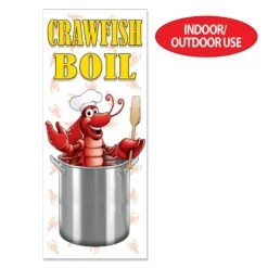 Mardi Gras Crawfish Boil Door Cover (12 Packages) -Bulk Party Supplies Shop 56020 i4