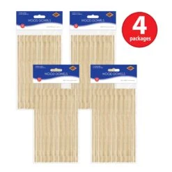 Wood Dowels (25 Per Package) 12 Wood Dowels (25 Per Package) -Bulk Party Supplies Shop 56023 i3 1