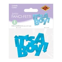 Jumbo It's A Boy Confetti (12 Packages) 12 Jumbo It's A Boy Confetti (12 Packages) -Bulk Party Supplies Shop 56035 i3 1694ad4d b682 488d a456 81897a93a456